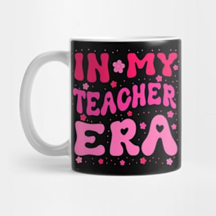 Groovy In My Teacher Era First Day Of School Back To School Mug